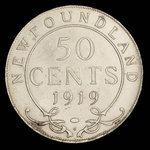 Canada, George V, 50 cents : 1919