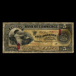 Canada, Canadian Bank of Commerce, 5 dollars <br /> January 2, 1892
