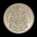 Canada, Elizabeth II, 50 cents <br /> 1970