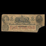 Canada, Bank of Prince Edward Island, 5 pounds <br /> August 15, 1856
