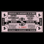 Canada, Citadel Centres Limited, 5 cents <br /> 1970