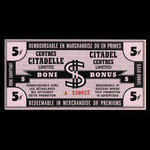 Canada, Citadel Centres Limited, 5 cents <br /> 1970