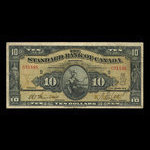 Canada, Standard Bank of Canada, 10 dollars <br /> January 2, 1924