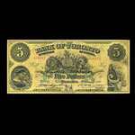 Canada, Bank of Toronto (The), 5 dollars <br /> February 1, 1906