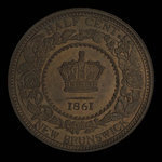 Canada, Victoria, 1/2 cent <br /> 1861