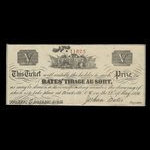 Canada, Joshua Bates, no denomination <br /> May 28, 1856