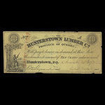 Canada, Hunterstown Lumber Co., 10 cents <br /> November 21, 1873