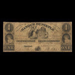 Canada, Banque du Peuple (People's Bank), 1 dollar <br /> March 1, 1849