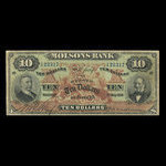 Canada, Molsons Bank, 10 dollars <br /> May 2, 1904