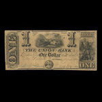 Canada, Union Bank, 1 dollar <br /> August 1, 1838