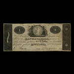 Canada, Bank of Canada, 1 dollar <br /> January 1, 1822