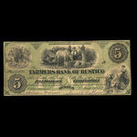 Canada, Farmers Bank of Rustico, 5 dollars <br /> January 2, 1872