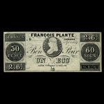Canada, François Plante, 60 sous <br /> September 1, 1837