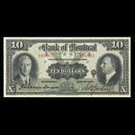 Canada, Bank of Montreal, 10 dollars <br /> January 2, 1931