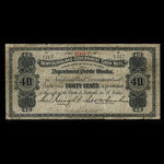 Canada, Newfoundland - Department of Public Works, 40 cents <br /> 1907