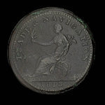 Canada, unknown, 1/2 penny <br /> 1813