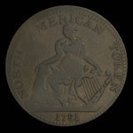 Canada, unknown, 1/2 penny <br /> 1781