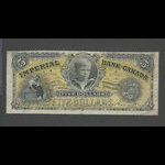 Canada, Imperial Bank of Canada, 5 dollars <br /> October 1, 1902