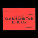 Canada, Hudson's Bay Company, 1 dollar <br /> 1927