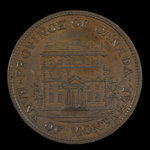 Canada, Bank of Montreal, 1 penny <br /> 1842