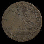 Canada, unknown, 1/2 penny <br /> 1815