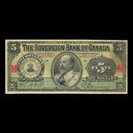 Canada, Sovereign Bank of Canada, 5 dollars <br /> May 1, 1902