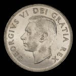 Canada, George VI, 1 dollar <br /> 1952