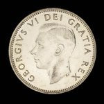Canada, George VI, 25 cents <br /> 1950