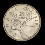 Canada, George VI, 25 cents <br /> 1939