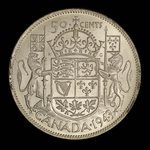 Canada, George VI, 50 cents <br /> 1943