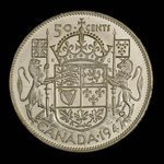 Canada, George VI, 50 cents <br /> 1947