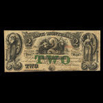 Canada, Bank of Montreal, 2 dollars <br /> January 1, 1849