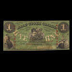 Canada, Bank of Upper Canada (York), 1 dollar <br /> January 1, 1861