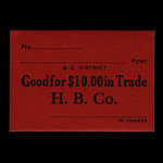 Canada, Hudson's Bay Company, 10 dollars <br /> 1927
