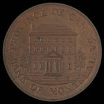 Canada, Bank of Montreal, 1/2 penny <br /> 1844