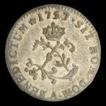 France, Louis XV, 2 sous <br /> 1757