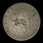 Great Britain, George IV, 1/8 dollar <br /> 1822