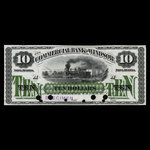 Canada, Commercial Bank of Windsor, 10 dollars <br /> September 1, 1870