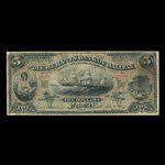 Canada, Merchants' Bank of Halifax, 5 dollars <br /> July 1, 1880