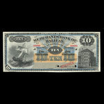 Canada, Merchants' Bank of Halifax, 10 dollars <br /> January 2, 1893