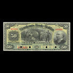 Canada, Merchants' Bank of Halifax, 50 dollars <br /> July 18, 1899