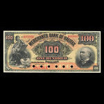 Canada, Merchants' Bank of Halifax, 100 dollars <br /> July 3, 1899