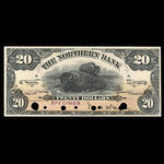 Canada, Northern Bank, 20 dollars <br /> November 1, 1905