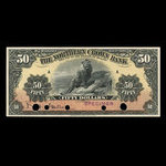 Canada, Northern Crown Bank, 50 dollars <br /> July 2, 1908