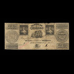 Canada, Quebec Bank, 1 ecu <br /> October 1, 1837