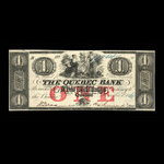 Canada, Quebec Bank, 1 dollar <br /> November 1, 1860