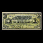 Canada, Quebec Bank, 10 dollars <br /> June 1, 1908