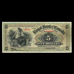 Canada, Royal Bank of Canada, 5 dollars <br /> January 2, 1901
