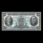 Canada, Royal Bank of Canada, 20 dollars <br /> July 3, 1933