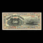 Canada, Royal Bank of Canada, 50 dollars <br /> January 2, 1909